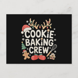 Cookie Bakploeg Rendiergewei Peperkoek Feestdagenkaart