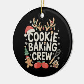 Cookie Bakploeg Rendiergewei Peperkoek Keramisch Ornament (Links)