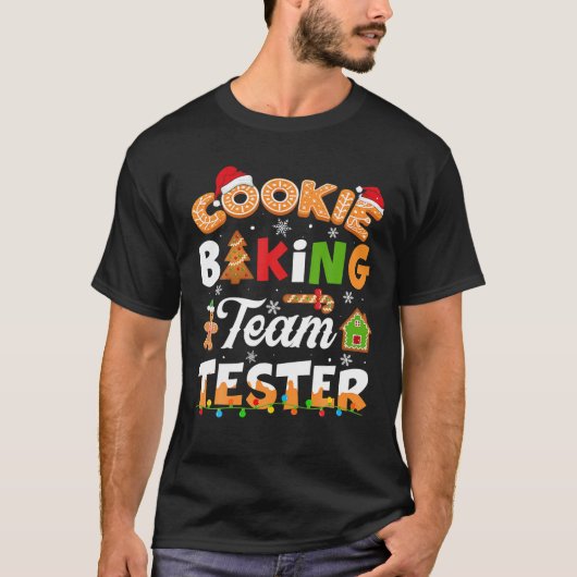 Cookie Bakteam Tester Peperkoek Grappig T-shirt (Voorkant)