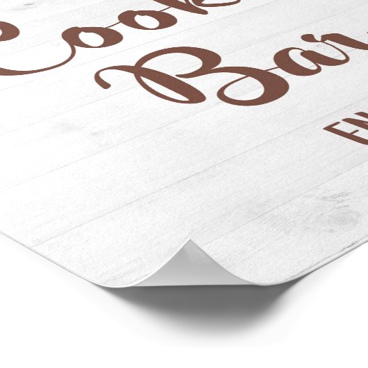 COOKIE BAR Sunflower Shower of partijsymbool Poster (Hoek)