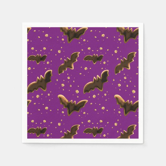 Cookie Bats en Kruimels Servet (Voorkant)