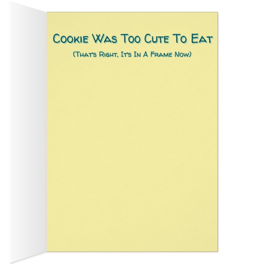 Cookie bedankkaart (Binnen (Rechts))