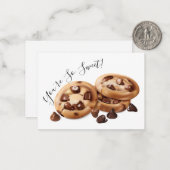 Cookie Bedankt Notitiekaartje (Voorkant / Achterkant in situ)