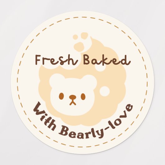 Cookie Beer Handgemaakte Voedseletiketten Logo Labels (Design 2)