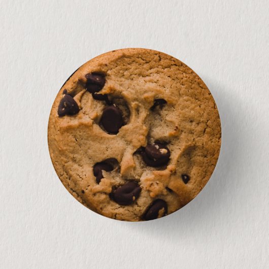 Cookie | Betaalde goederen Ronde Button 3,2 Cm (Voorkant)