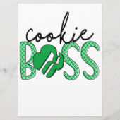 Cookie Boss Scout Girls Cookie Dealer Menu (Voorkant)
