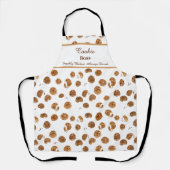 Cookie Boss Watercolor Chocolate Chip Koekjes Schort (Voorkant)