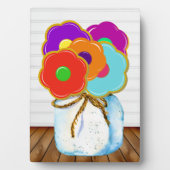 Cookie Bouquet Plaque, herzien Fotoplaat (voorkant)