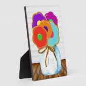 Cookie Bouquet Plaque, herzien Fotoplaat (Zijkant)