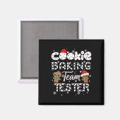 Cookie Byking Team Tester Gemberkoek Kerstmis Magneet (Voorkant / Achterkant)