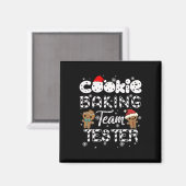 Cookie Byking Team Tester Gingerbread Christmas Magneet (Voorkant / Achterkant)