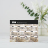 Cookie Calendar Postcard 2016 Briefkaart (Staand voorkant)