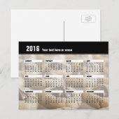 Cookie Calendar Postcard 2016 Briefkaart (Voorkant / Achterkant)