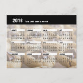 Cookie Calendar Postcard 2016 Briefkaart (Voorkant)
