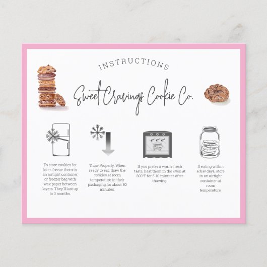 Cookie Care Instructional (Voorkant)