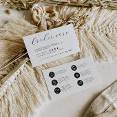 Cookie Care Minimalist Flat Dank u kaart Visitekaartje