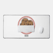 Cookie cartoon afbeelding chocolade chip bureaumat (Keyboard & Muis)