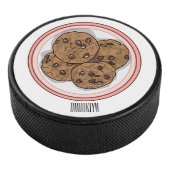 Cookie cartoon afbeelding chocolade chip hockey puck (3/4)
