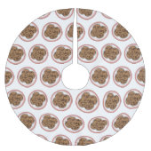 Cookie cartoon afbeelding chocolade chip kerstboom rok (Voorkant)