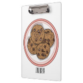 Cookie cartoon afbeelding chocolade chip klembord (Links)