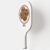Cookie cartoon afbeelding chocolade chip pickleball paddle (Links)