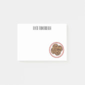 Cookie cartoon afbeelding chocolade chip post-it® notes (Voorkant)