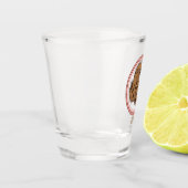 Cookie cartoon afbeelding chocolade chip shot glas (Links)