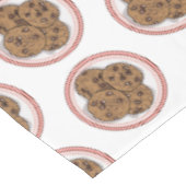 Cookie cartoon afbeelding chocolade chip tafelkleed (Gekanteld)