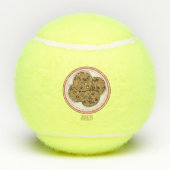 Cookie cartoon afbeelding chocolade chip tennisballen (Achterkant)