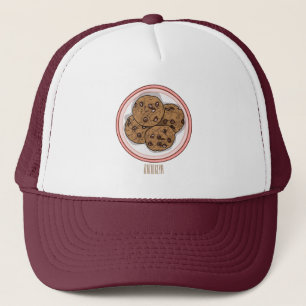 Cookie cartoon afbeelding chocolade chip trucker pet