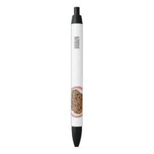 Cookie cartoon afbeelding chocolade chip zwarte inkt pen