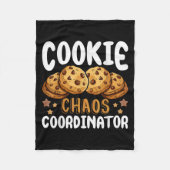 Cookie Chaos Coördinator  Fleece Deken (Voorkant)