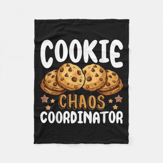 Cookie Chaos Coördinator  Fleece Deken (Voorkant)