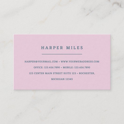 Cookie chef-kok koekje decoreren visitekaartje (Voorkant)