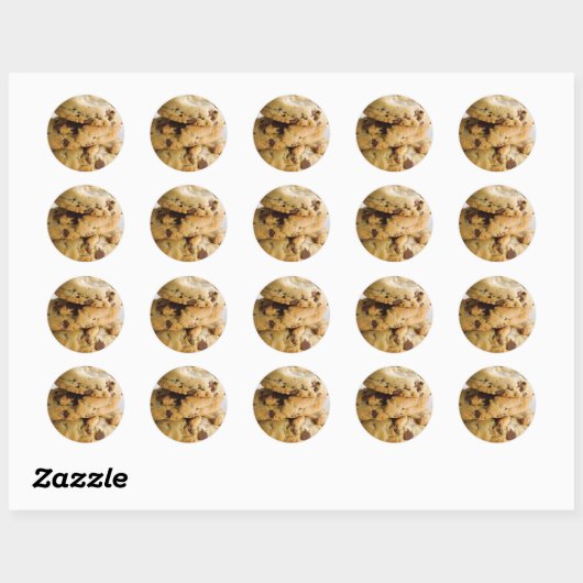 Cookie Chocolate Classic Ronde Sticker (Vel)