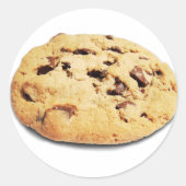 Cookie Chocolate Classic Ronde Sticker (Voorkant)