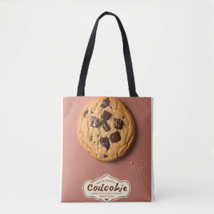 "Cookie Company Logo Design Bag - Sweet Treat Bran Tote Bag