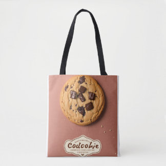 "Cookie Company Logo Design Bag - Sweet Treat Bran Tote Bag