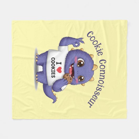 Cookie Connoisseur Fleece Deken (Voorkant (Horizontaal))