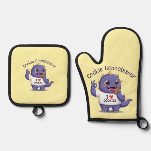 Cookie Connoisseur Ovenwant & Pannenlap Set (Voorkant)