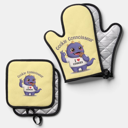 Cookie Connoisseur Ovenwant & Pannenlap Set (Voorkant / Achterkant)