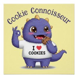 Cookie Connoisseur Perfect Poster
