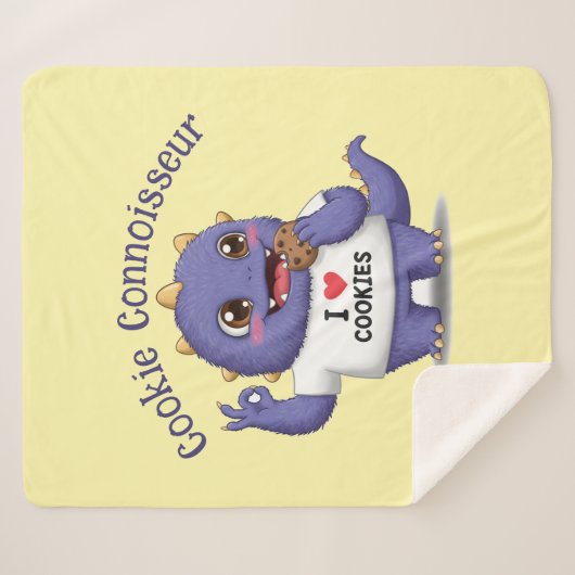 Cookie Connoisseur Sherpa Deken (Voorkant (horizontaal))