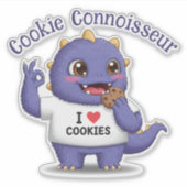 Cookie Connoisseur Sticker (Voorkant)