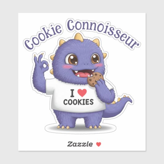 Cookie Connoisseur Sticker (Vel)