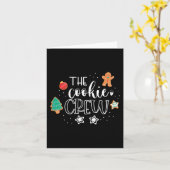 Cookie Crew Christmas Baking Cookie Lover Kinder W Kaart (Gele Bloem)