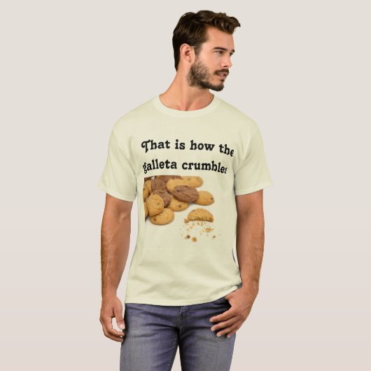 Cookie Crumble Spanglish T-shirt (Voorkant volledig)