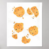 Cookie Crunch Waterverf Poster (Voorkant)