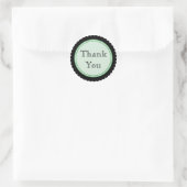 Cookie Cut Black Mint Dank u Stickers (Tas)