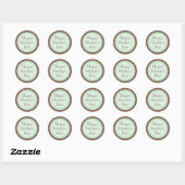 Cookie Cut Chocolate Mint Moederdag Stickers (Vel)